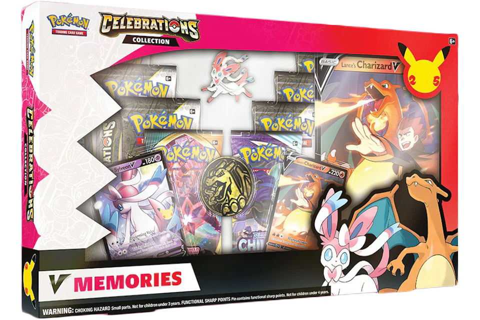 V Memories Collection Box from Celebrations Pokémon card set